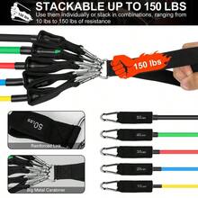 Bands For Working Out With Handles For Men And Women, Exercising Bands For Strength Training Equipment At Home