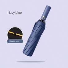 1 pieza Paraguas totalmente automático anti-tormenta, paraguas plegable portátil de 24 varillas de alta calidad con triple pliegue, impermeable, repelente, parasol, a prueba de viento, paraguas plegable, paraguas de lluvia, paraguas compacto, paraguas de doble uso, paraguas de tarjeta, paraguas de cinco pliegues, paraguas cápsula, paraguas de bolsillo, paraguas de viaje, paraguas transparente para mujer, paraguas pequeño, mini paraguas, paraguas con funda, bolsa para paraguas, paraguas grande, soporte para paraguas