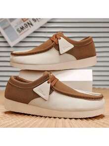 New Retro Slip-On Casual Shoes - Khaki - View 7