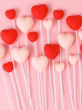 Soft Silicone 3D Heart-Shaped Cake Decorator Insert, Perfect For Valentine's Day, Weddings, Confessions, And Baking Decorations.