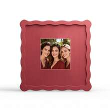 1pc Rainbow Series Colored Cardstock Wave Photo Frame, Decorate Living Room, Can Be Used As A Birthday Gift, Wedding Gift, Rama Table Decor, Housewarming Gift, Dorm Essentials, B&B Decor (No Photo Paper) - Multicolor - View 28