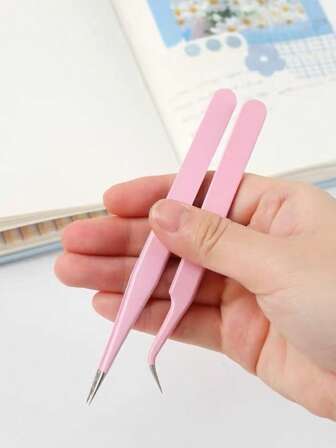 2 st/set söta planeringsklämmor, färgglada gör-det-själv-klistermärken, nagelkonstverktyg