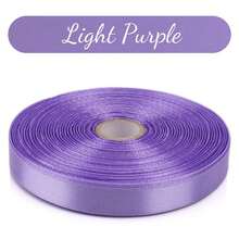 1/2 Inch, Light Purple Ribbon For Gift Wrapping 50 Yards Perfect Wedding Party Wreath Sewing DIY Hair Accessories Dration Floral Hair Balloons Other Projects - Multicolor 603 - View 4