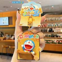 1pc Genuine Animation Peripheral Robot Cat Doll Creative Key Chain Pendant Cartoon Schoolbag Pendant Gift, Christmas, Christmas Sock Filler, Christmas Gift, Christmas, Christmas Decorations - Multicolor - View 8