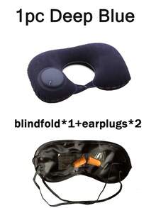 1/2/3个装充气颈枕,飞机旅行必备,符合人体工学的U型充气枕,贴合颈部曲线,便携轻巧,提供舒适支撑,缓解颈部压力,旅行必备 - 彩色 - 查看 46