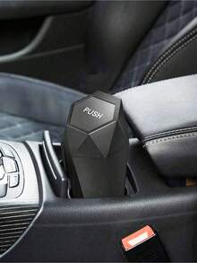 Press-Type Car Trash Can With Lid - 1 Piece, Mini Car Interior Accessory, Leak-Proof Trash Can, Multi-Purpose Storage Box And Organizer, Suitable For Car, Home, Office. Garbage Bags Are Not Included And Need To Be Purchased Separately. - Different Colors - View 10