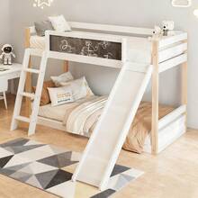 Kids Bed Frames, Headboards & Footboards - White + Wood + Artsy + Cute + Minimalist + Modern - View 1
