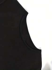 1 Pcs Women's Mom Mimi Plus Size T-Shirt Funny Oversized Graphic Short Sleeve Tee Novelty 100% Polyester Shirt Casual Crew Neck Top 220g - 黑色 - 查看 3