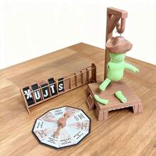 1 Bộ trò chơi đoán chữ phát sáng trong bóng tối 8in*8in*1.6in - Trò chơi để bàn Hangman, có con quay và biểu tượng H-A-L-K, chất liệu nhựa, thích hợp cho gia đình đi du lịch, thử thách đoán chữ di động, không cần bút và giấy, phù hợp cho tiệc tùng, du lịch, đêm chơi game người lớn, tiệc chủ đề kinh dị. - Nhiều màu - Xem 6