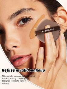 25/50pcs Makeup Brush Set, Includes Eye Shadow Brush, Eyebrow Brush, Foundation Brush, Powder Brush, Blush Brush, Concealer Brush And Highlighter Brush, Made Of Ultra-Soft Synthetic Fibers, Suitable For Daily Facial Makeup - Coffee Brown - View 5