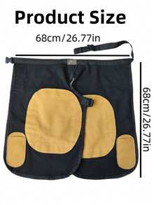 马蹄铁修整围裙、马、马具、马匹用品、牛仔布、骑马、马术