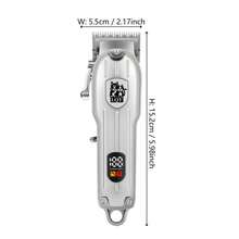 LQT 宠物电动理发器套装 | 家用宠物理发器 | 低噪音低震动，温和呵护皮肤 | 可修剪脚部、面部及全身毛发 | 含宠物指甲钳 | 新手友好型套装，宠物主人圣诞节必备 - 銀色 - 查看 2