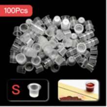 100/500 piezas Tapas desechables profesionales para tazas de tinta de tatuaje, tallas S/M/L/XL, tazas transparentes para pigmento de tatuaje, suministros y accesorios de tatuaje, herramientas de salón de tatuajes, adecuadas para principiantes y artistas de tatuajes experimentados, tapas transparentes para microagujas, suministros de tatuaje, tazas de tinta de tatuaje desechables, kit de suministros de tatuaje - Multicolor - Ver 9