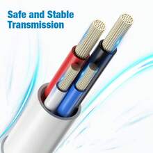 Cable Compatible With Charger Apple 4/4S/3G/3GS,Old IPad 1 2 3,IPod Touch 4 3 2 1 Nano, IPod Classic 3 2 1, - White - View 7