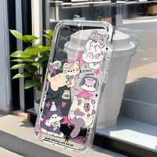 Funda de Teléfono Personalizada con Patrón Adecuada para Oppo A3 A3 Pro A3X A16 A17K A18 A38 A40 A55 A57 A57S A58 A60 A76 A77S A78 A79 A80 5G A95 A98 Reno 5 8T 10 11 Pro 12 13F Funda de Teléfono Transparente a Prueba de Golpes de TPU de Cobertura Completa Simple y Moderna Funda Protectora Suave Personalizada Regalo Creativo para Ti o Amigos 7z071012, Diseño Minimalista, Funda Protectora Flexible - Colores mixtos - Ver 2