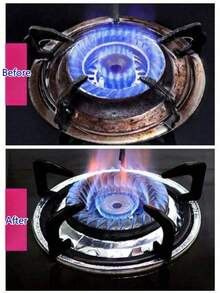 10/20片装加厚一次性铝箔燃气灶防油溅罩，方形耐高温燃气灶防水防油罩，厨房灶台清洁垫，燃气灶防油垫，锡纸环燃气灶铝箔 - 銀色 - 查看 8