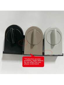 1 Anti-Theft Lock, Adjustable Sliding Window Door Anti-Theft Lock Wedge Block, Adjustable Sliding Window Door Anti-Theft Lock Plug, Sliding Door Fixed Clip, Sliding Door Lock, Anti-Opening Glass Wardrobe Sliding Door, Sliding Door Track Lock, Safety Limiter - Multicolor - View 4