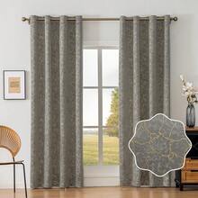 YSTYLE Lot de 2 rideaux en velours, rideaux opaques en velours pour chambre à coucher et salon avec œillets, magnifiques rideaux doux Velvet Curtains, rideaux occultants en velours opaques - Camel - Voir 1