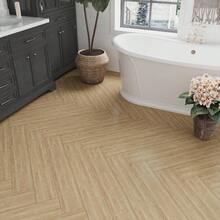 Natural Peel And Stick Flooring Waterproof Vinyl Plank Flooring 16 - Pack 24 Sq. Ft. Peel And Stick Floor Tile Wood Laminate Flooring Stick On Floor Tiles Bedroom Kitchen RV 6''x36'' - 一盒16塊木板 - 查看 4