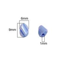 6mm/30pcs Asymmetrical Glass Beads, DIY Jewelry Making Materials, Handmade Necklace, Bracelet, Earrings, Diverse Styles, Niche Design And Luxurious Quality, Inspiration Treasure For Handicraft Lovers, Create Your Unique Fashion Statement - 6mm Glass Irregular-shaped Loose Beads - View 3