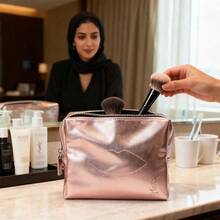 Yves Saint Laurent 14 * 11 * 4.5 Cm Black Makeup Bag, Large Capacity Travel Toiletry Bag - Pink - View 6