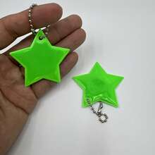 高可见度反光星星挂件 - 多用途，可作学生背包挂件、简约可爱配饰、ins风女孩包包装饰、流行小物、宠物挂件 - 彩色 - 查看 16