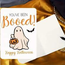 ¡Shhh! Tarjeta de felicitación de Halloween aterradora - Regalo perfecto para trucos o dulces, adecuado para hombres, mujeres, parejas y amigos - Unitalla - Ver 5