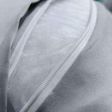 1 Peça Embalada, Multicor, Travesseiro de Veludo de Leite Grosso e Confortável. Travesseiro de Cabeceira, Estilo Moderno, Quente no Inverno, Protege o Pescoço, Travesseiro Retangular, Travesseiro de Veludo, Incluindo Enchimento de Travesseiro, Adequado para Quarto, Sala de Estar, Casa, Quarto, Tamanho Adulto, Quente e Confortável, Macio, Amigável à Pele, Travesseiro de Cabeceira de Cor Sólida, Inverno, Presente de Natal Perfeito, Muito Vendido. Conjunto de Capa de Travesseiro e Enchimento de Travesseiro. - Multicolorido - Visão 6