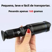 4K HD 40xFMC 35mm Super Telephoto Zoom Monocular Telescope For Mobile Phones To Take Photos And Videos LAY-40X - màu đen - Xem 8