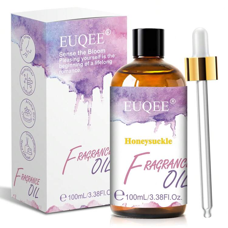 EUQEE 1瓶100毫升/3.38液盎司香氛精油，适用于藤条香薰、DIY香薰蜡烛和香皂，优质香薰精油，缓解办公压力，消除室内异味，护肤按摩，营造瑜伽氛围。 - 多樣化香型 - 查看 24
