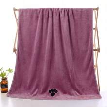 1pc Premium Absorbent Pet Towel Soft And Durable Quick Drying For Dogs Cats After Bathing Swimming Or Grooming Fade Resistant And Easy To Clean - Pink - View 8