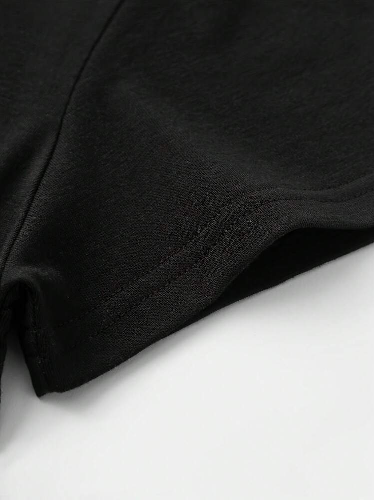 Camiseta Gráfica De Pastel De Fresa En Color Gris Claro Para Mujer - Estilo Y2K, Camiseta Casual Para Amantes Del Postre, Tejido Suave Y Elástico Medio, Lavable A Máquina, Regalo Perfecto Para Aficionados A La Repostería - Oscuro - Añade 4
