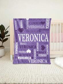 成人定制姓名毯 - 个性化爱心毯,生日和圣诞节的完美礼物,可机洗,四季皆宜的舒适床上用品,多功能,装饰性强,可重复使用,精致时尚,高品质,色彩丰富,现代时尚,可定制,个性化,独一无二,送给他的理想礼物,送给她的理想礼物,送给男朋友、爸爸、女朋友、妈妈、家人、朋友,茶室,家居,花园,办公室,周年纪念日,情人节,父亲节,毕业典礼,婚礼,乔迁之喜 - 名字 - 查看 9