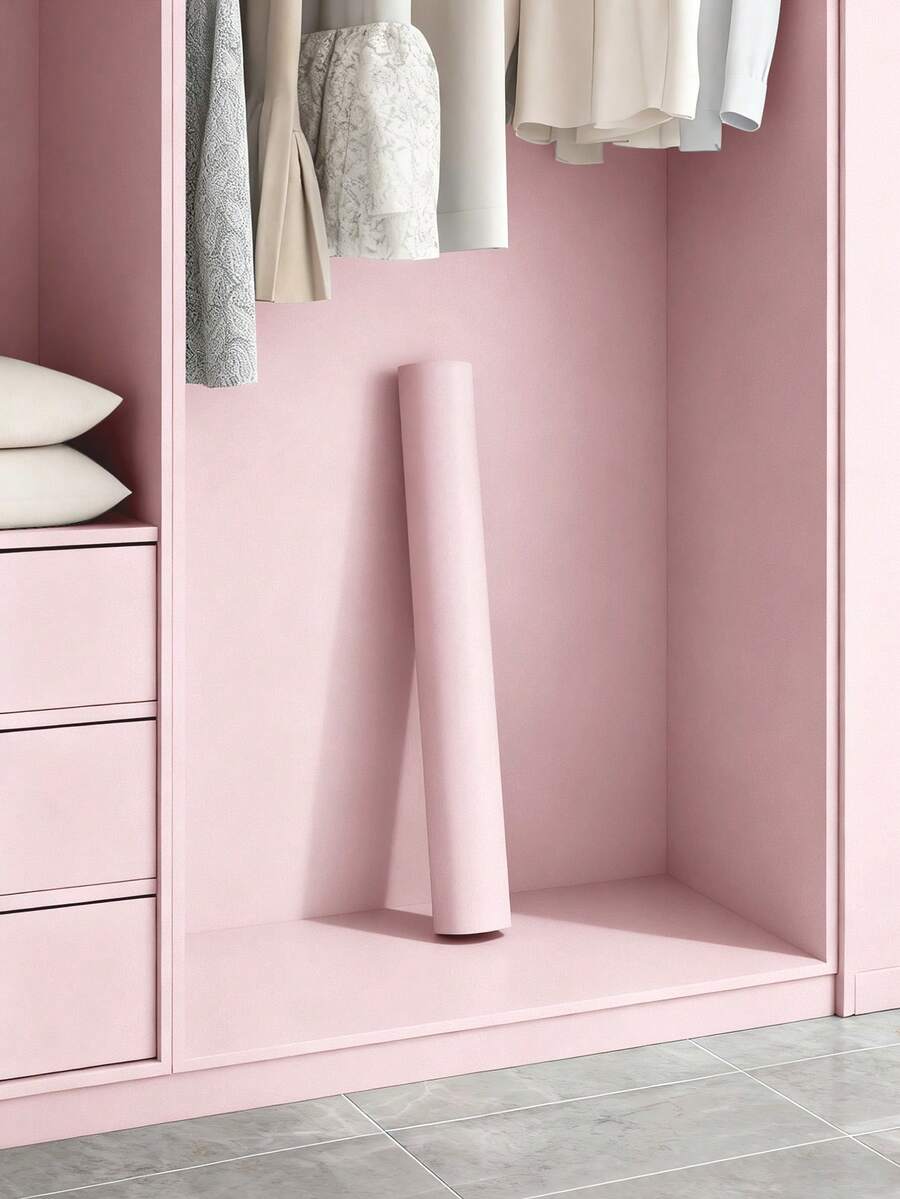 1roll White Textured Wallpaper Stick And Peel Modern Self Adhesive Contact Paper For Walls Ceiling Cabinet Bedroom Bathroom Waterproof Prepasted Texture Wall Paper Cream Accent Vinyl - Multicolor - View 1