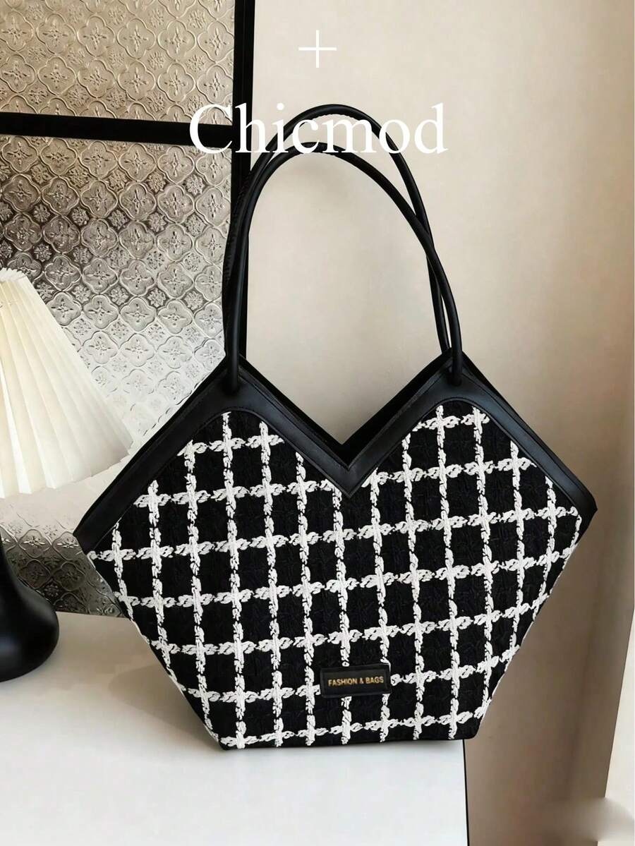 Túi đeo vai thời trang nữ màu trơn dung tích lớn, thích hợp để mua sắm, ví, túi xách, phụ nữ trẻ, sinh viên đại học, cặp đôi mới cưới, nhân viên văn phòng. Lý tưởng cho văn phòng, trường đại học, công việc, kinh doanh, đi làm, hoạt động ngoài trời, du lịch và dã ngoại.