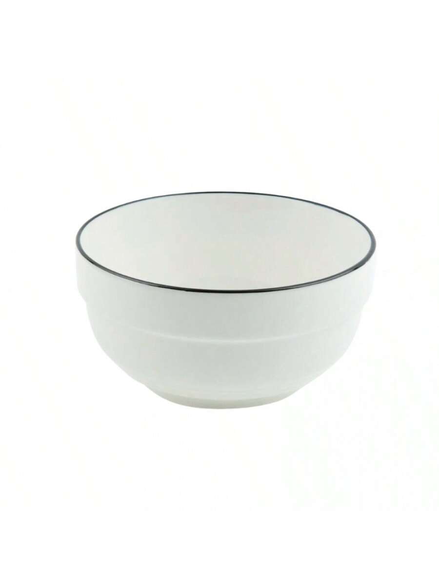 AN17-1 Tazón de 4.5 pulgadas con borde blanco