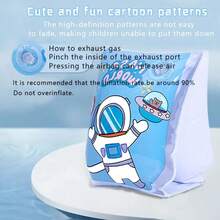 1 Pair Cute Cartoon Children's Arm Bands, Arm Sleeves, Thick Buoyancy Arm Rings, Swimming Equipment - Multicolor - View 7