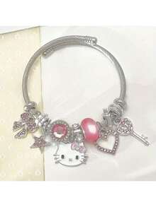Hello Kitty 猫咪手链，创意手链，送给女性的甜蜜礼物，最佳生日礼物，情人节礼物，派对礼物，女士礼物，Hello Kitty 美容健康系列，Hello Kitty