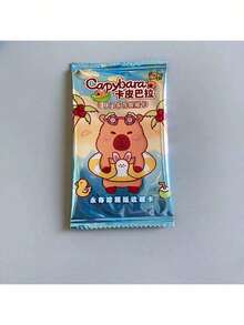 160张/盒随机水豚卡片系列，可爱海豚闪卡，动漫主题，5张/包，包含收藏版，适合卡片收藏家，派对礼品（款式随机） - 彩色 - 查看 8