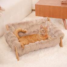 Winter Warm Cat Sofa, Thick & High Insulated 4-Season Pet Dog Cat Bed Mat, Anti-Slip Scratch-Resistant Cat Scratching Pad, Suitable For Cats And Small Dogs