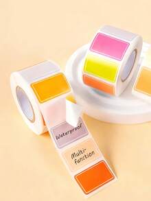 Colorful Label Stickers Waterproof Self-Adhesive Labels For Handwriting Name Index Stickers Organization & Classification Food Storage Label Mark Durable Name Tags For Women Men For Office And Classroom Food Container And Fridge Meal Label Kit Personalize Sticky Notes Kitchen Accessories Office Supplies Back To School - Multicolor - View 9
