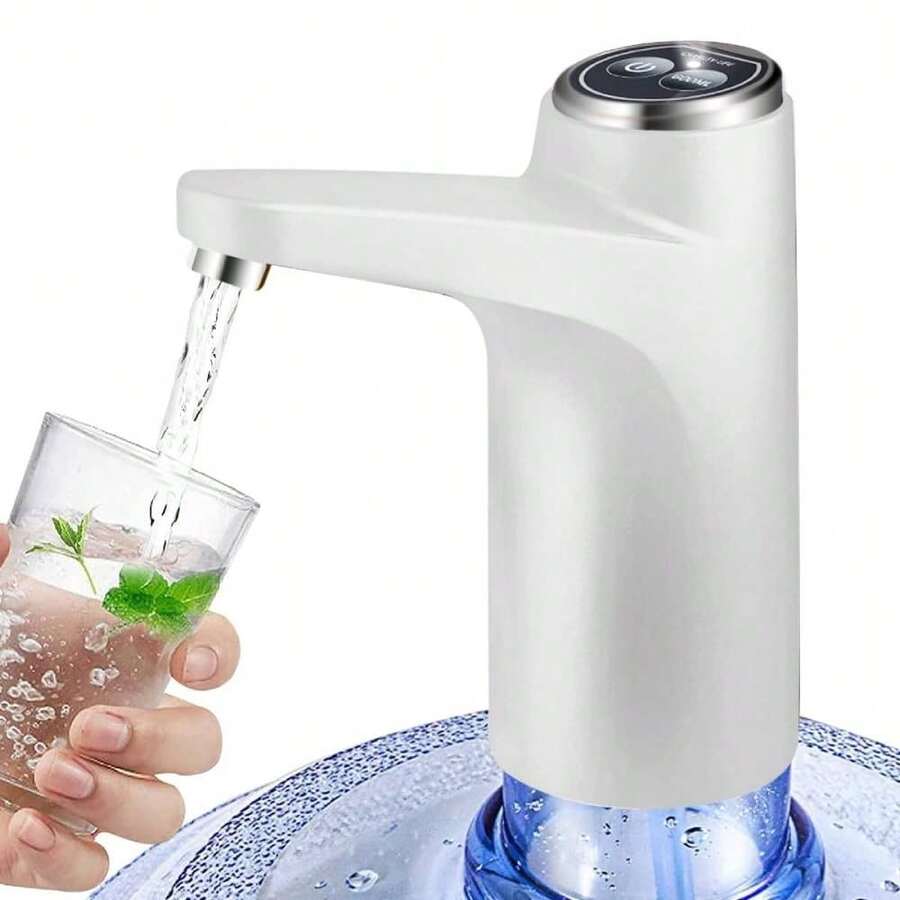 Hand Press Water Pumps - White - View 1