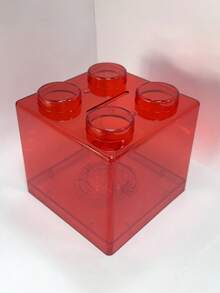 1pc Large Capacity Creative Children's INS Style Transparent Piggy Bank Coin Box, Can Deposit And Withdraw