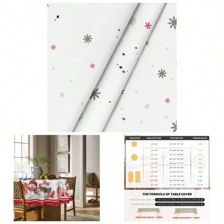 Kitchen Tablecloth - 60" (Round) + Rojo - View 1