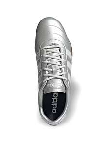 Adidas Grand Court 10 女式运动鞋 透气吸汗 弹性好 百搭 纯色 Logo 易洗速干 运动户外日常步行 女款 银/白 JQ9682 - 銀色/白色 - 查看 4
