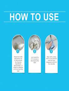 jakehoe 1pc/300ml/100ml/120ml Mattress Cleaner, Multi-Purpose Cleaning Solution For Mattress, Carpet, Upholstery, Curtains, Suitable For Light And Dark Fabrics, Pet Stains