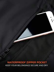 RODEEL Chaqueta de lluvia para pesca de hombres, a prueba de viento y transpirable de secado rápido, diseño de múltiples bolsillos, puños con , pantalones con peto ajustables, opción ideal para entusiastas del aire libre en color negro - Negro - Ver 6