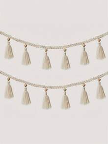 波西米亚风花帘，DIY婚礼拱门，人造花门帘，春季装饰花瓣，人造花吊坠，婚礼房装饰，母亲节毕业典礼装饰，3-10厘米随机尺寸花朵材料包，装饰材料包配件 - 彩色 - 查看 1