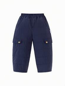 mini bala 儿童加厚工装裤 柔软保暖 宽松版型 2025冬季款