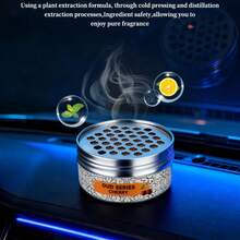 1pc Wooden Air Freshener With Herbal And Cherry Scents, Long-Lasting Fragrance, Adjustable Concentration Cap, No Need For Electricity, Suitable For Cars, Homes, Offices, Bathrooms, And Bedrooms - Various - View 6